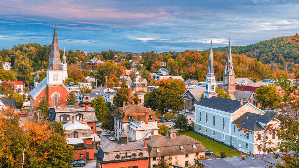 Montpelier, Vermont, USA Skyline